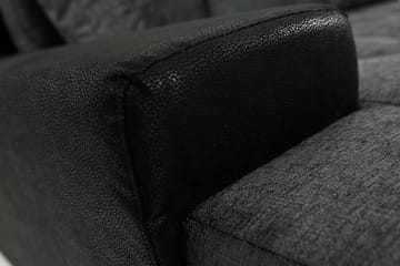 Cerys Divanbäddsoffa 265x185x85 cm Universal - Svart - Products - Möbler - Soffa - Bäddsoffa - Bäddsoffa längsbäddad