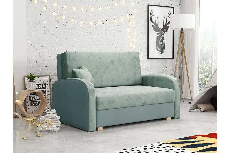 Denegal 2-sits Bäddsoffa Light grey/Dark grey - Products - Möbler - Soffa - Bäddsoffa - 2 sits bäddsoffa