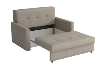 Denegal 2-sits liten bäddsoffa i Plysch - Blå , Grön - Products - Möbler - Soffa - Bäddsoffa - 2 sits bäddsoffa