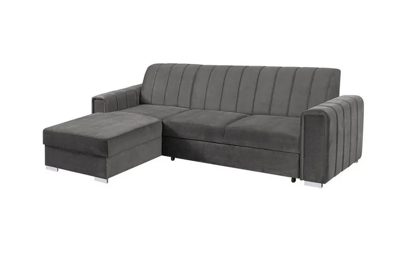 Denegal 3-sits Hörnbäddsoffa Dark grey