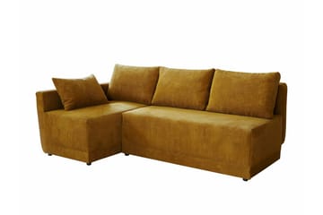 Denegal 3-sits Hörnbäddsoffa Yellow - Products - Möbler - Soffa - Bäddsoffa - Hörnbäddsoffa