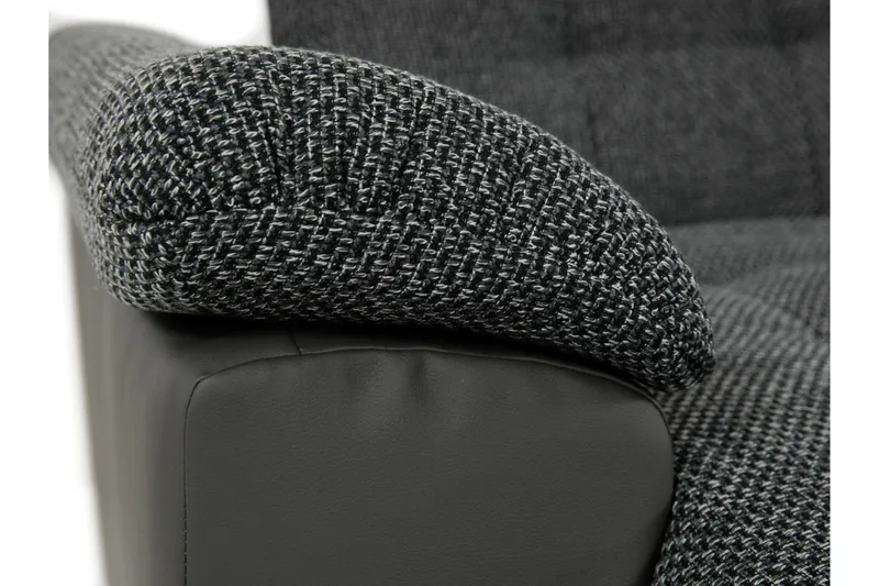 Dynir 4-sits Bäddsoffa - Svart/Grå - Products - Möbler - Soffa - Bäddsoffa - Bäddsoffa längsbäddad