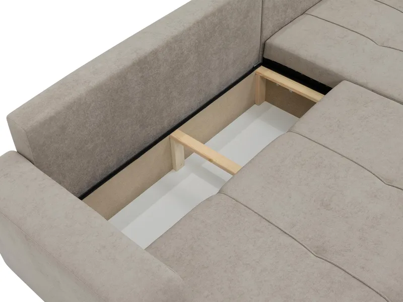 Flo Bäddsoffa med Divan 3-sits - Beige - Products - Möbler - Soffa - Bäddsoffa - Bäddsoffa divan