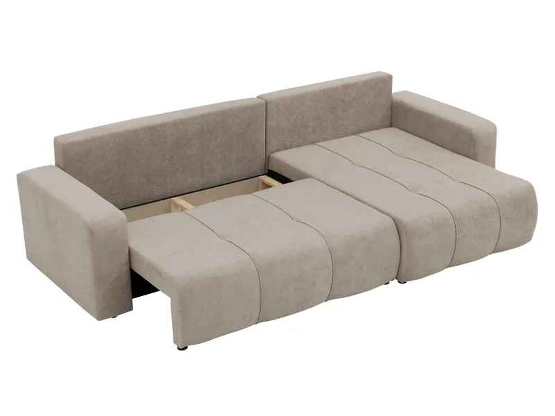 Flo Bäddsoffa med Divan 3-sits - Beige - Products - Möbler - Soffa - Bäddsoffa - Bäddsoffa divan