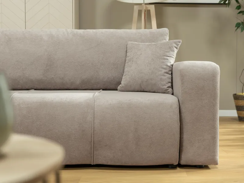 Flo Bäddsoffa med Divan 3-sits - Krämvit - Products - Möbler - Soffa - Bäddsoffa - Bäddsoffa divan