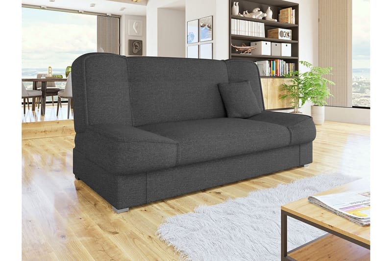 Gabi Soffa 175x80x80 cm - Svart - Products - Möbler - Soffa - Bäddsoffa - 4 sits bäddsoffa