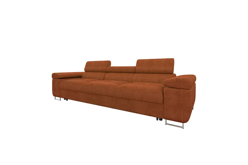Gabina Bäddsoffa 3-sits i Chenille - Brun - Products - Möbler - Soffa - Bäddsoffa - 3 sits bäddsoffa