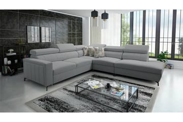 Galbally 4-sits Hörnbäddsoffa Ljusgrå - Products - Möbler - Soffa - Bäddsoffa - Bäddsoffa längsbäddad
