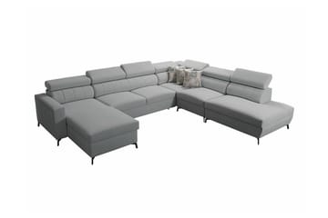 Galbally 5-sits Hörnbäddsoffa Light grey/Dark grey