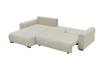 Handda Bäddsoffa med Divan 3-sits i Chenille - Grön - Products - Möbler - Soffa - Bäddsoffa - Bäddsoffa divan