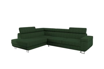 Kintore 3-sits Hörnbäddsoffa Dark green - Products - Möbler - Soffa - Bäddsoffa - Hörnbäddsoffa