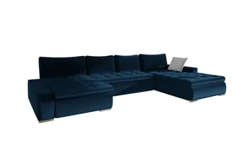 Kintore 4-sits Hörnbäddsoffa Dark blue - Products - Möbler - Soffa - Bäddsoffa - Bäddsoffa längsbäddad