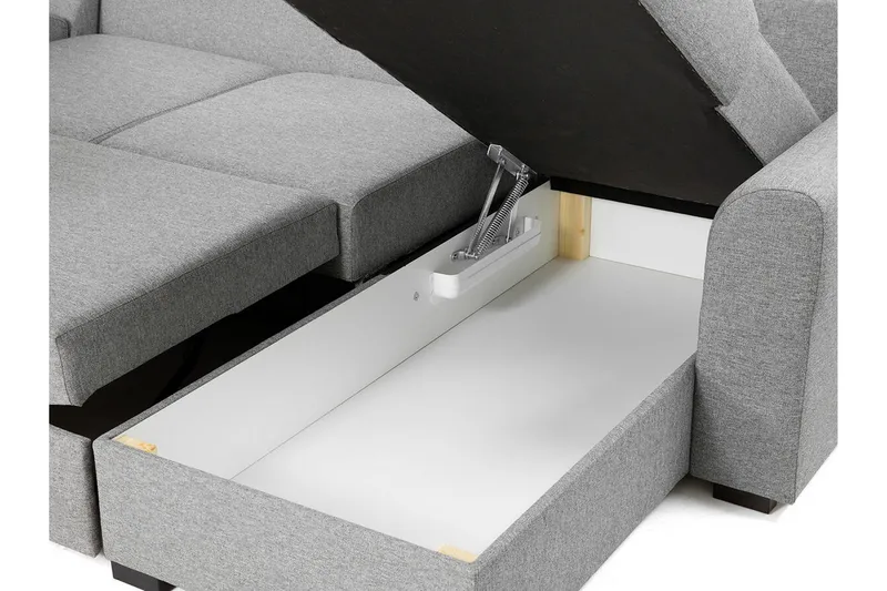 Kintore 4-sits Hörnbäddsoffa White - Products - Möbler - Soffa - Bäddsoffa - Bäddsoffa divan