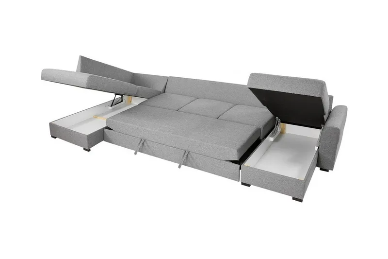 Kintore 6-sits Hörnbäddsoffa Beige/Light beige - Products - Möbler - Soffa - Bäddsoffa - Bäddsoffa divan