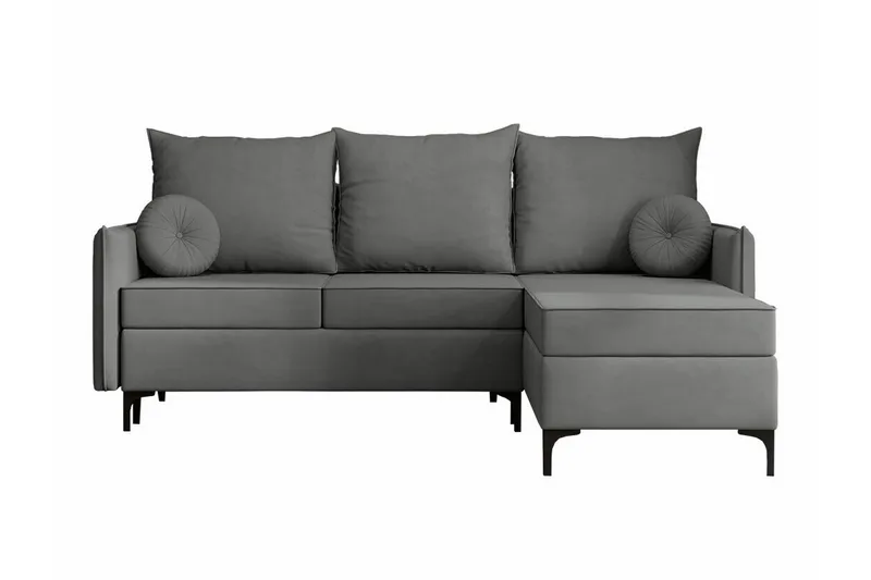 Knocklong 3-sits Hörnbäddsoffa, Grå