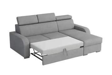 Lavona Divansoffa Vändbar - Grå - Products - Möbler - Soffa - Bäddsoffa - Bäddsoffa divan