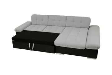 Lomux 3-sits Hörnbäddsoffa Dark green - Products - Möbler - Soffa - Bäddsoffa - Bäddsoffa längsbäddad