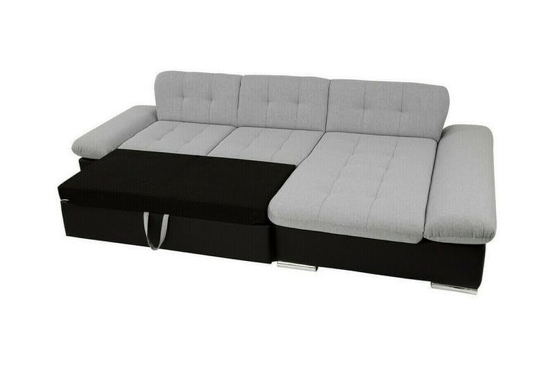 Lomux 3-sits Hörnbäddsoffa Dark green - Products - Möbler - Soffa - Bäddsoffa - Bäddsoffa längsbäddad