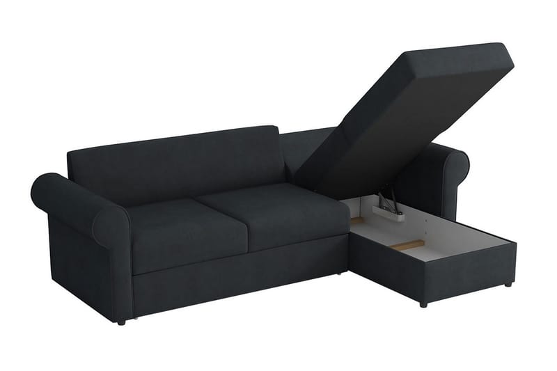 Monaco Hörnsoffa LED-belysning - Turkos - Products - Möbler - Soffa - Bäddsoffa - Bäddsoffa divan