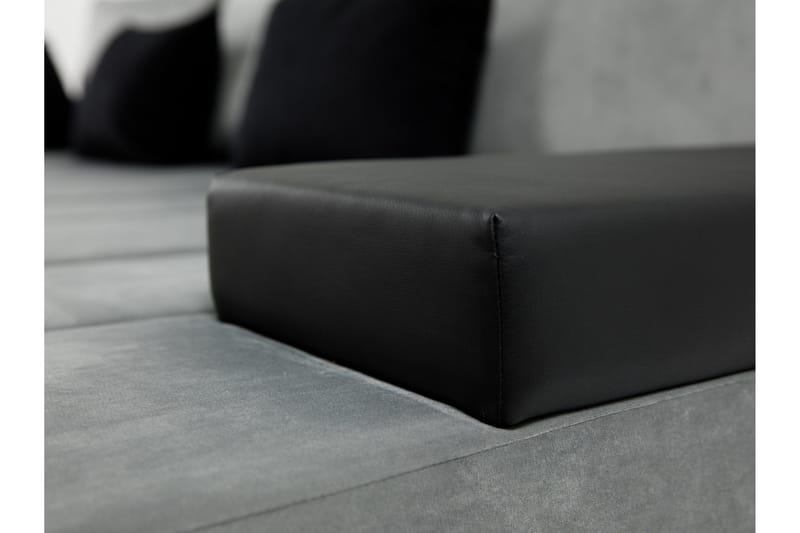 Naoma 4-sits Bäddsoffa Vänster - Blå - Products - Möbler - Soffa - Bäddsoffa - Bäddsoffa divan