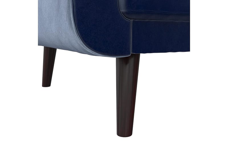 Nola 3-sits Bäddsoffa Sammet/Blå - Dorel Home - Products - Möbler - Soffa - Bäddsoffa - 3 sits bäddsoffa