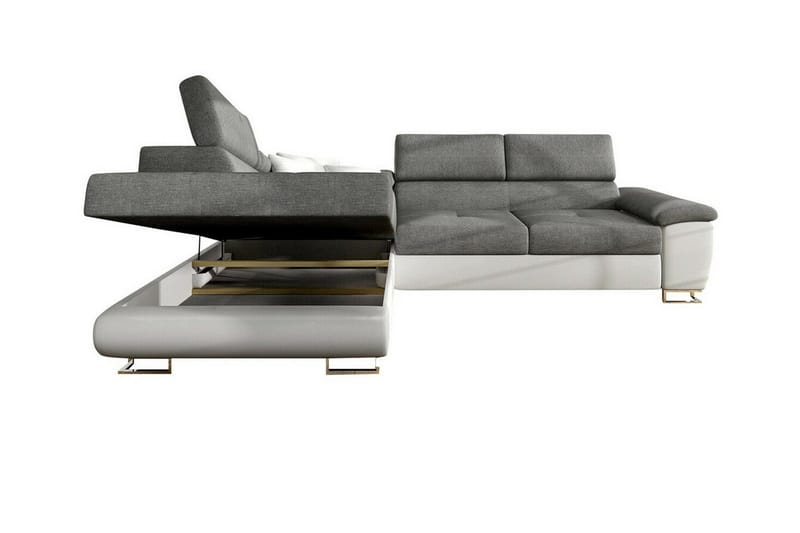 Reginia 4-sits Hörnbäddsoffa Light green - Products - Möbler - Soffa - Bäddsoffa - Bäddsoffa längsbäddad