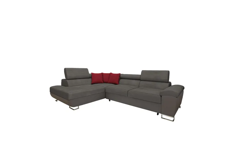 Reginia Bäddsoffa m. Schäslong L-formad - Products - Möbler - Soffa - Bäddsoffa - Bäddsoffa längsbäddad