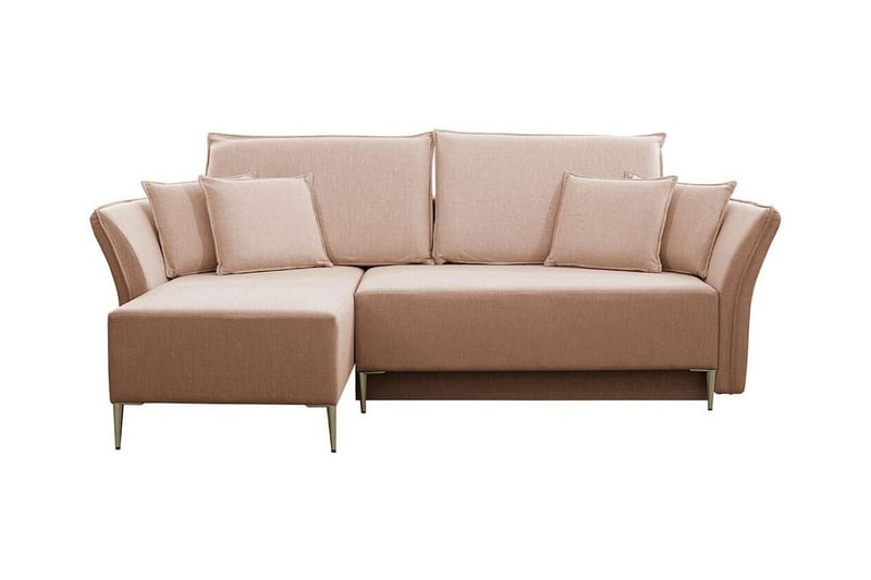 Staffin 3-sits Hörnbäddsoffa Pink - Products - Möbler - Soffa - Bäddsoffa - Bäddsoffa divan