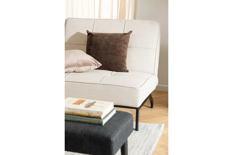 Stefan 2-sits Bäddsoffa - Beige - Products - Möbler - Soffa - Bäddsoffa - Bäddsoffa längsbäddad