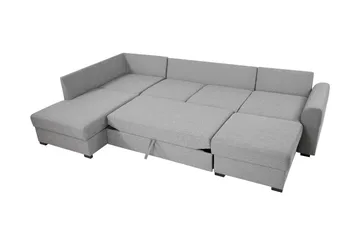 Taberk Bäddsoffa med Divan och Schäslong 4-sits - Beige - Products - Möbler - Soffa - Bäddsoffa - Bäddsoffa divan
