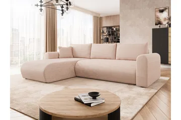 Tacon Bäddsoffa m. Divan 3-sits - Beige/Grå - Products - Möbler - Soffa - Bäddsoffa - Bäddsoffa divan