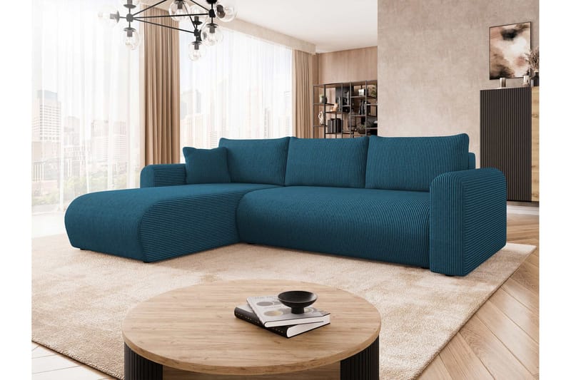 Tacon Bäddsoffa m. Divan 3-sits - Vit/Svart - Products - Möbler - Soffa - Bäddsoffa - Bäddsoffa divan