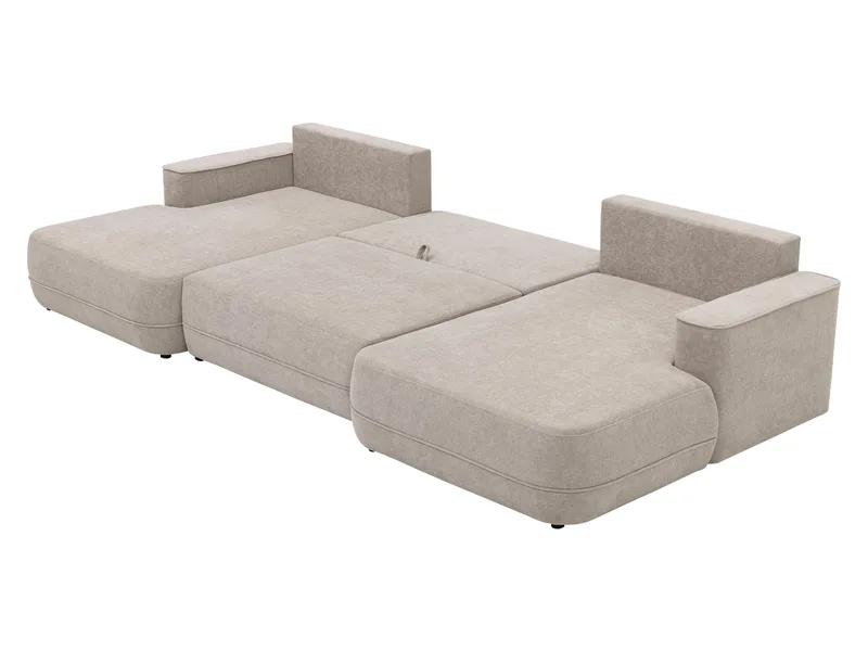 Uppland Bäddsoffa Dubbeldivan 5-sits - Grå - Products - Möbler - Soffa - Bäddsoffa - U bäddsoffa