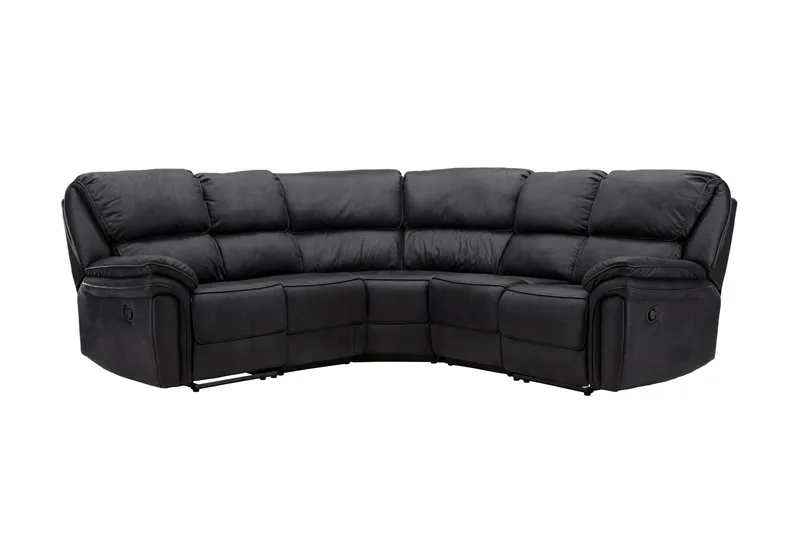 Saranda Reclinersoffa - Svart - Products - Möbler - Soffa - Biosoffa & reclinersoffa - 4 sits biosoffa & reclinersoffa