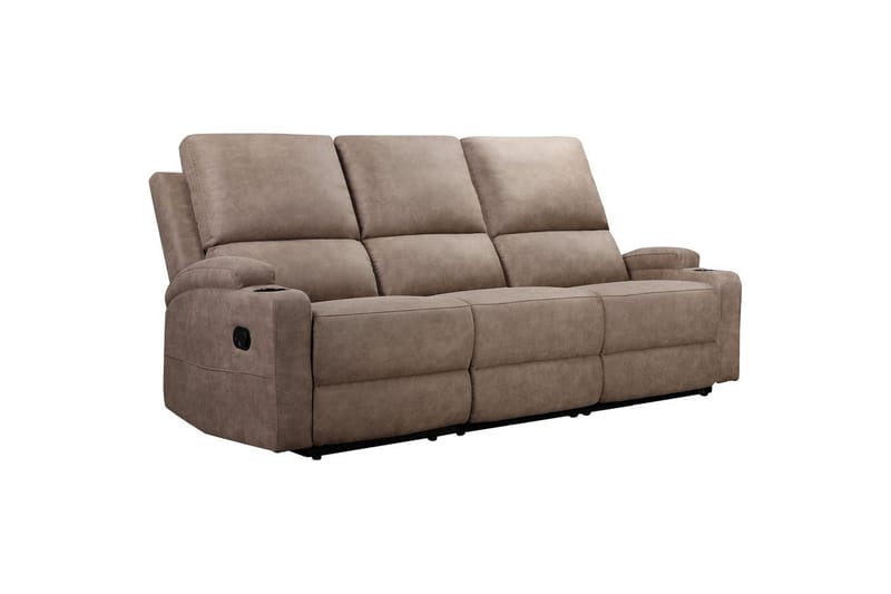 Dallas Reclinersoffa 3-sits - Brun - Products - Möbler - Soffa - Biosoffa & reclinersoffa
