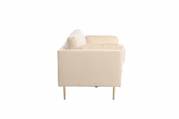 Boom Sammetssoffa 3-sits - Beige - Products - Möbler - Soffa - 3 sits soffa