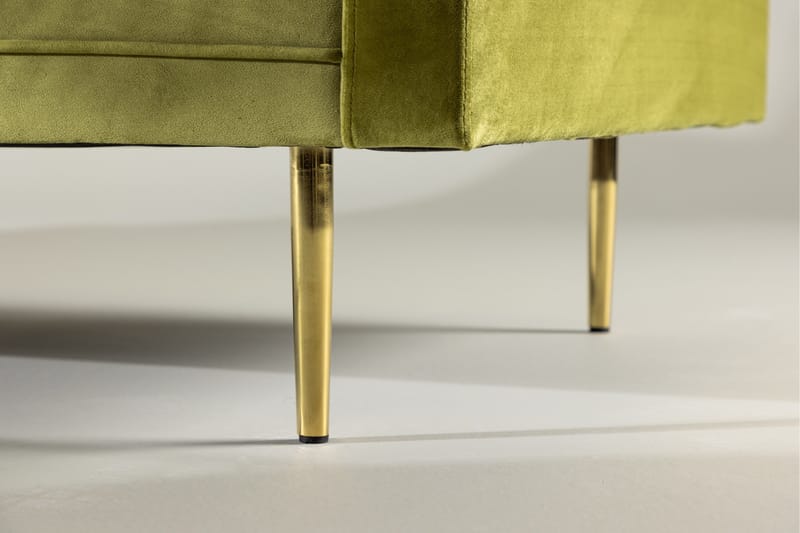 Boom Sammetssoffa 3-sits - Grön - Products - Möbler - Soffa - 3 sits soffa