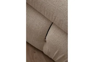 Belgin Bubblig Divansoffa 3-sits 288 cm med fasta armstöd och repdetaljer - Ljus / Beige - Products - Möbler - Soffa - Divansoffa & schäslongsoffa - 3 sits soffa med divan