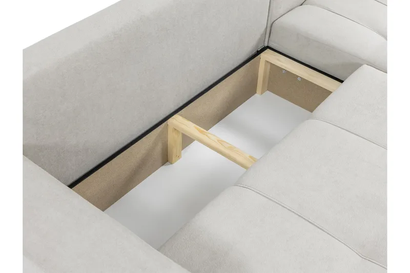 Flo Bäddsoffa med Divan 3-sits - Grå - Products - Möbler - Soffa - Divansoffa & schäslongsoffa - 3 sits soffa med divan