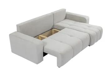Flo Bäddsoffa med Divan 3-sits - Svart - Products - Möbler - Soffa - Divansoffa & schäslongsoffa - 3 sits soffa med divan