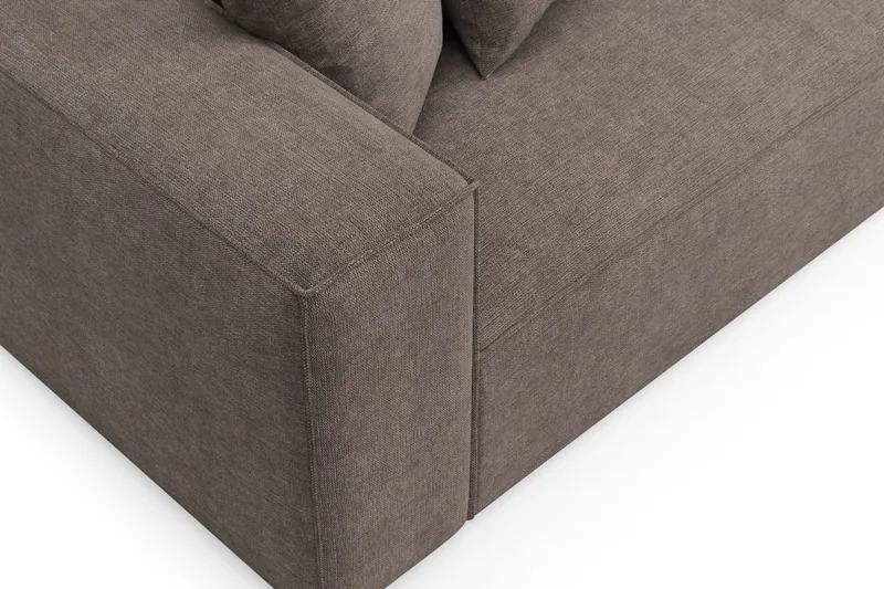 Havana 3-sits Låg Soffa med vändbar divan - Brun - Products - Möbler - Soffa - Divansoffa & schäslongsoffa - 3 sits soffa med divan