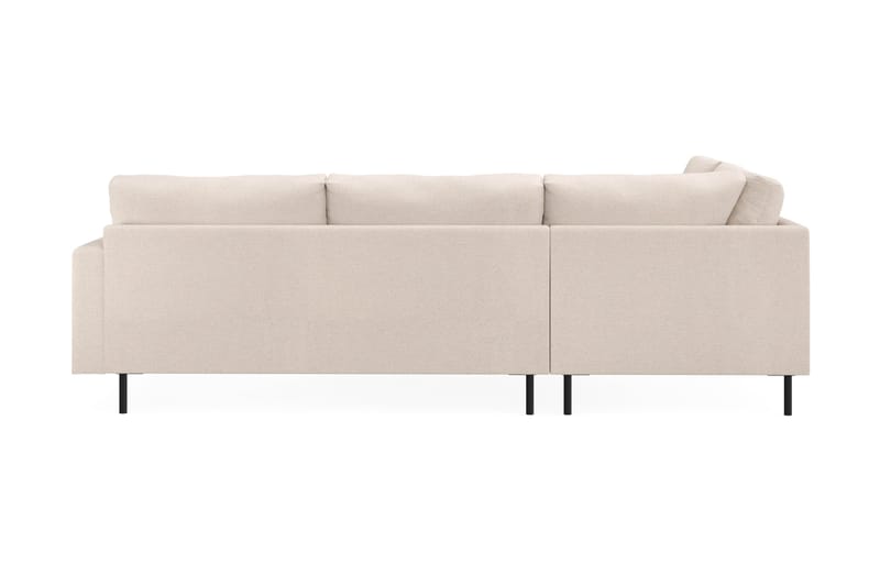 Menard Compact 4-sits Vänstervänd L-formad Schäslongsoffa i Tyg - Beige - Products - Möbler - Soffa - Divansoffa & schäslongsoffa - 4 sits soffa med divan