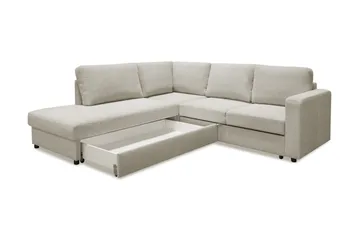 Paris Bäddsoffa - Beige - Products - Möbler - Soffa - Divansoffa & schäslongsoffa - 4 sits soffa med divan