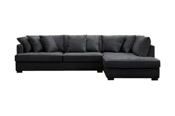 Rossita 4-sits Högerv änd L-formad Djup Schäslongsoffa i Chenille