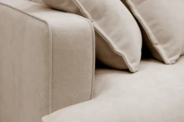 Rossita Lyx 4-sits Extra djup Soffa med Schäslong Höger - Beige Tyg - Products - Möbler - Soffa - Divansoffa & schäslongsoffa - 4 sits soffa med divan