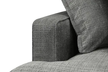 Rossita Lyx 4-sits Extra djup Soffa med Schäslong Höger - Grå Chenille - Products - Möbler - Soffa - Divansoffa & schäslongsoffa - 4 sits soffa med divan