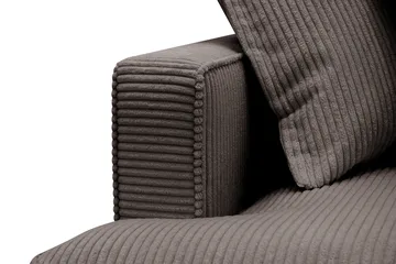 Rossita Lyx 4-sits Extra djup Soffa med Schäslong Höger - Mörkgrå Manchester - Products - Möbler - Soffa - Divansoffa & schäslongsoffa - 4 sits soffa med divan
