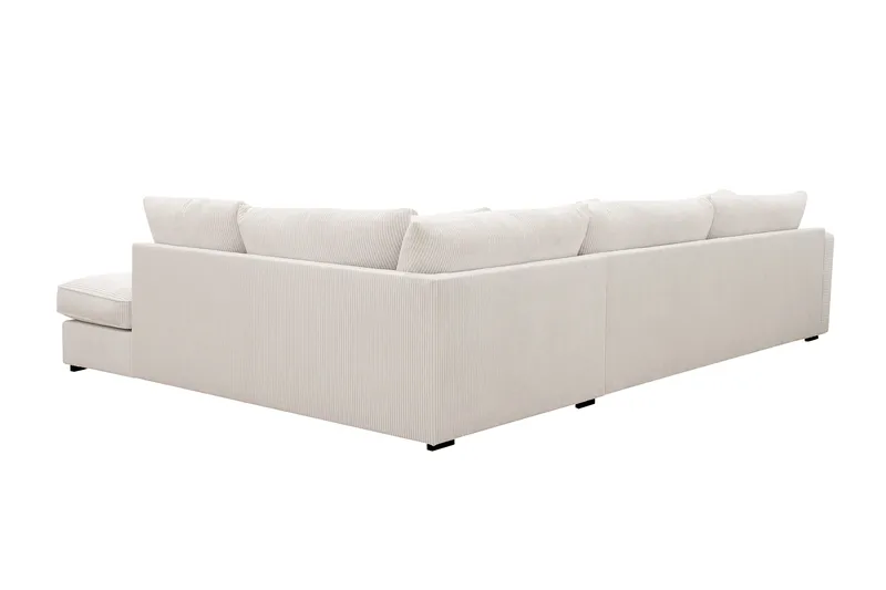 Rossita Lyx 4-sits Extra djup Soffa med Schäslong Höger - Offwhite Manchester - Products - Möbler - Soffa - Divansoffa & schäslongsoffa - 4 sits soffa med divan