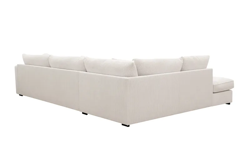 Rossita Lyx 4-sits Extra djup Soffa med Schäslong Vänster - Offwhite Manchester - Products - Möbler - Soffa - Divansoffa & schäslongsoffa - 4 sits soffa med divan