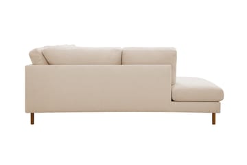 Scandi Djup 4-sits Soffa med Schäslong Vänster i Manchester - Beige - Products - Möbler - Soffa - Divansoffa & schäslongsoffa - 4 sits soffa med divan